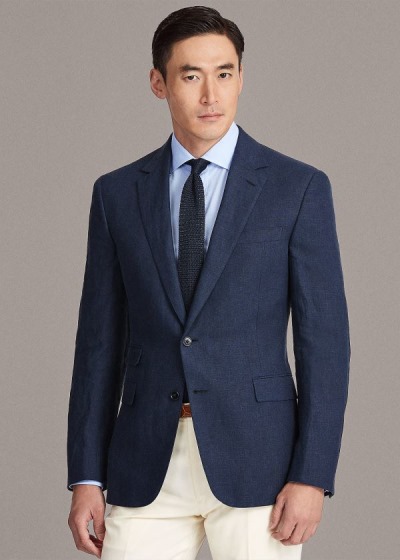 Blazer Ralph Lauren Gregory Linen Homem 67438-YIMK